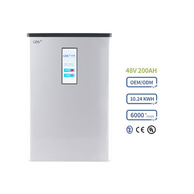 अच्छा मूल्य CE UL 51.2v 48v 100ah 200ah दीवार पर लगी l 10Kwh लाइफपो4 होम बैटरी सौर ऊर्जा भंडारण लाइफपो4 बैटरी ऑनलाइन