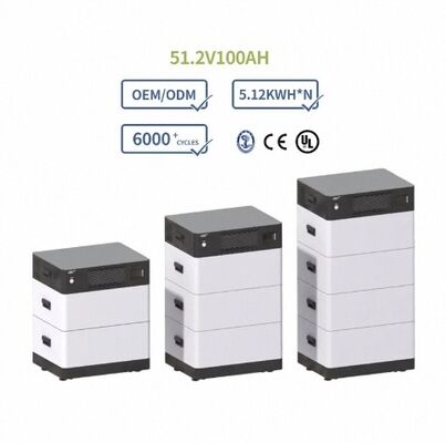 अच्छा मूल्य 10KWh 15KWh 20KWh 51.2V 80A सौर ऊर्जा भंडारण प्रणाली रिचार्जेबल लाइफपीओ4 बैटरी CE UL के साथ ऑनलाइन