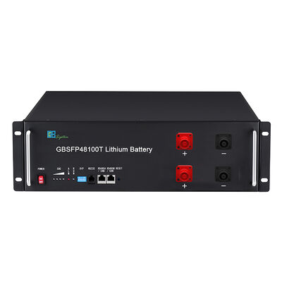 अच्छा मूल्य 5.12kWh स्प्लिट होम एनर्जी स्टोरेज 48V LiFePO4 लिथियम आयरन फॉस्फेट बैटरी पैक घर सौर प्रणाली के लिए CAN संचार के साथ ऑनलाइन